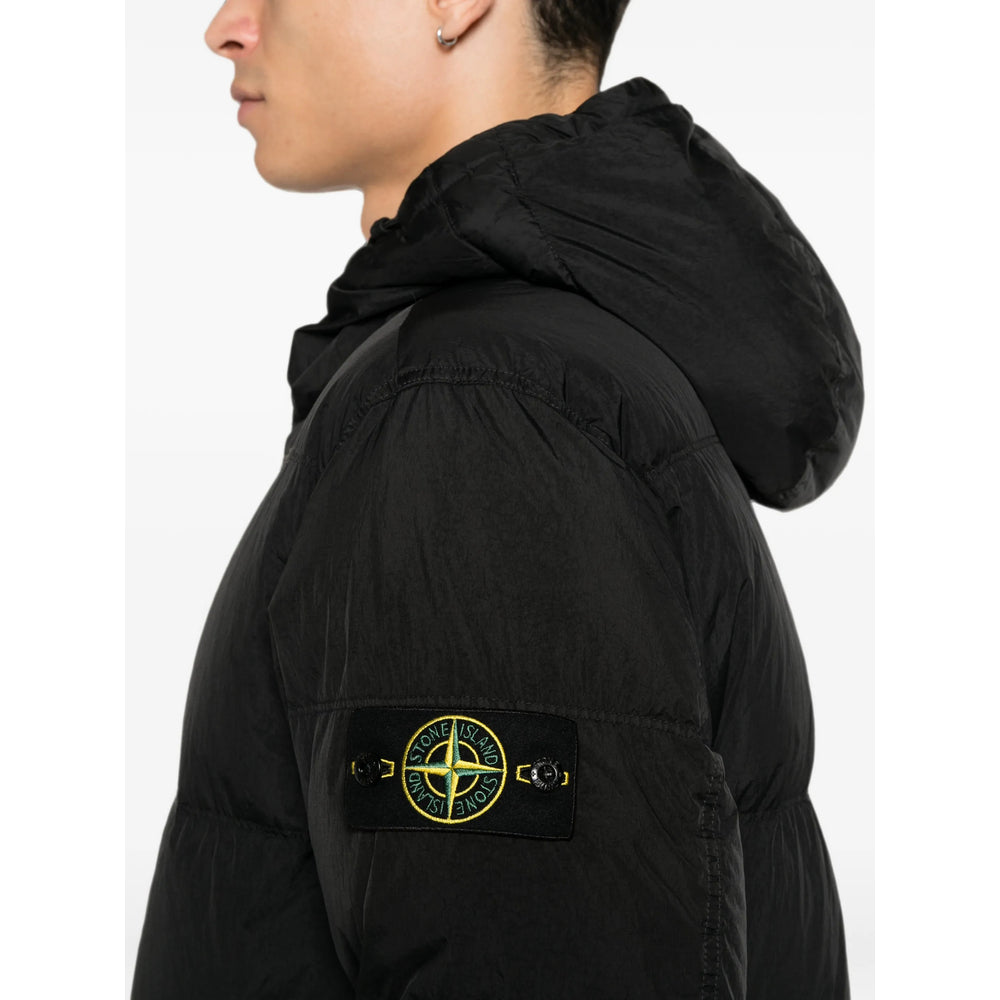 Stone Island Black Jackets - Padded & Down Jackets Men STONE ISLAND