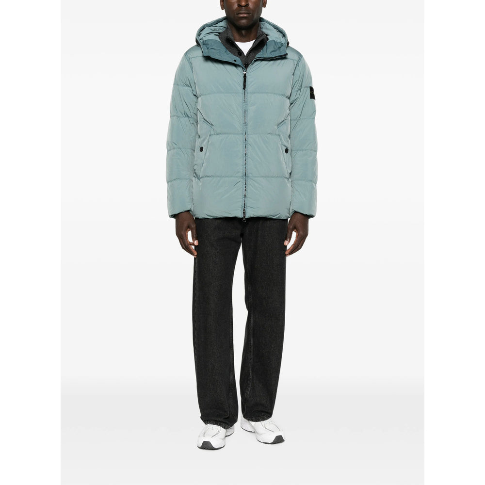 Stone Island Blue Jackets - Padded & Down Jackets Men STONE ISLAND