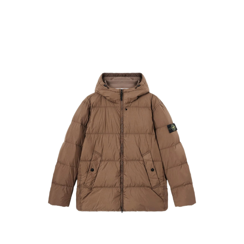 Stone Island Brown Coats - Padded Coats Men STONE ISLAND