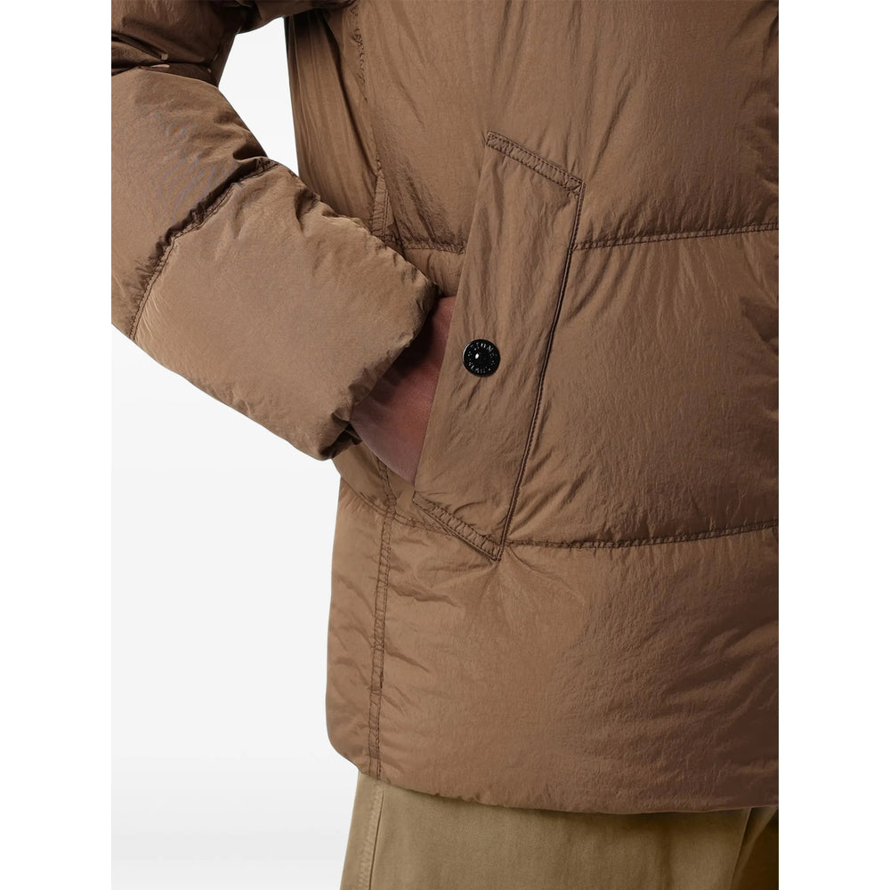 Stone Island Brown Coats - Padded Coats Men STONE ISLAND