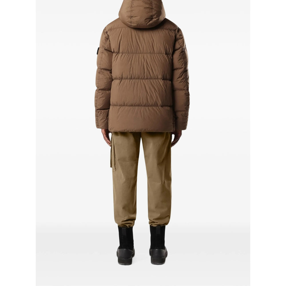 Stone Island Brown Coats - Padded Coats Men STONE ISLAND