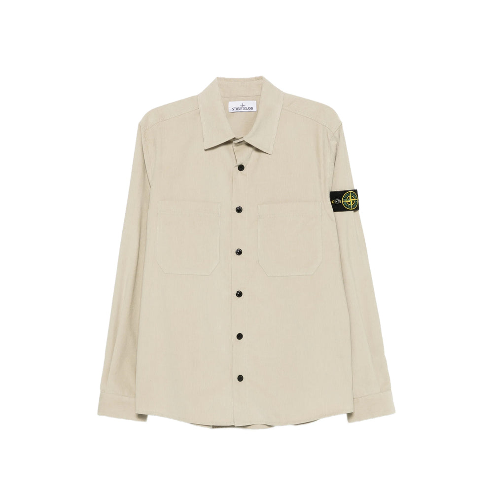 Stone Island Neutrals Jackets - Shirt Jackets Men STONE ISLAND