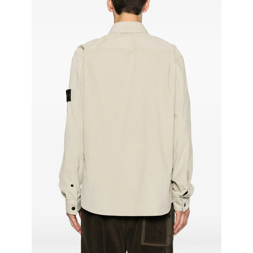 Stone Island Neutrals Jackets - Shirt Jackets Men STONE ISLAND