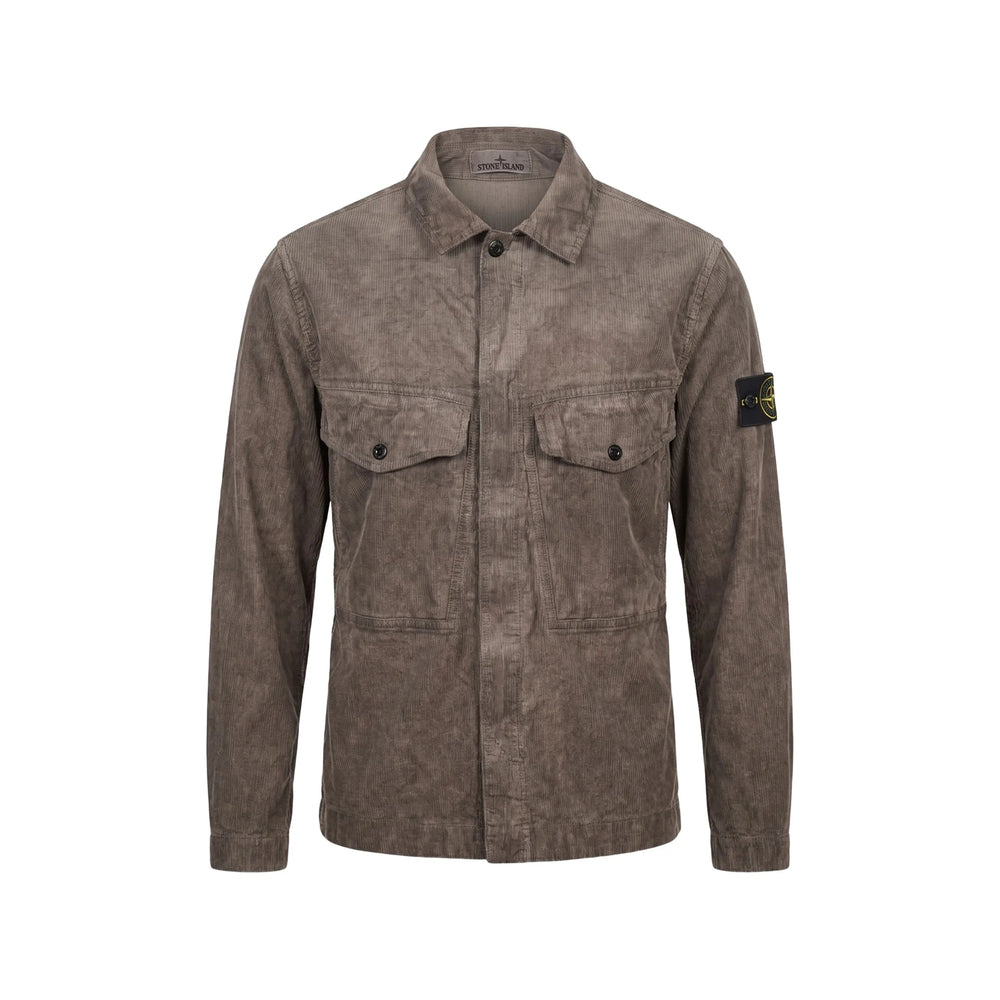 Stone Island Brown Shirts Men STONE ISLAND