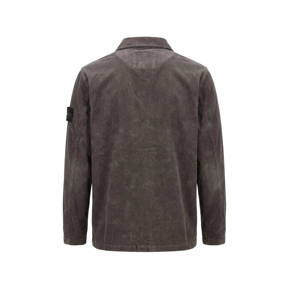Stone Island Brown Shirts Men STONE ISLAND