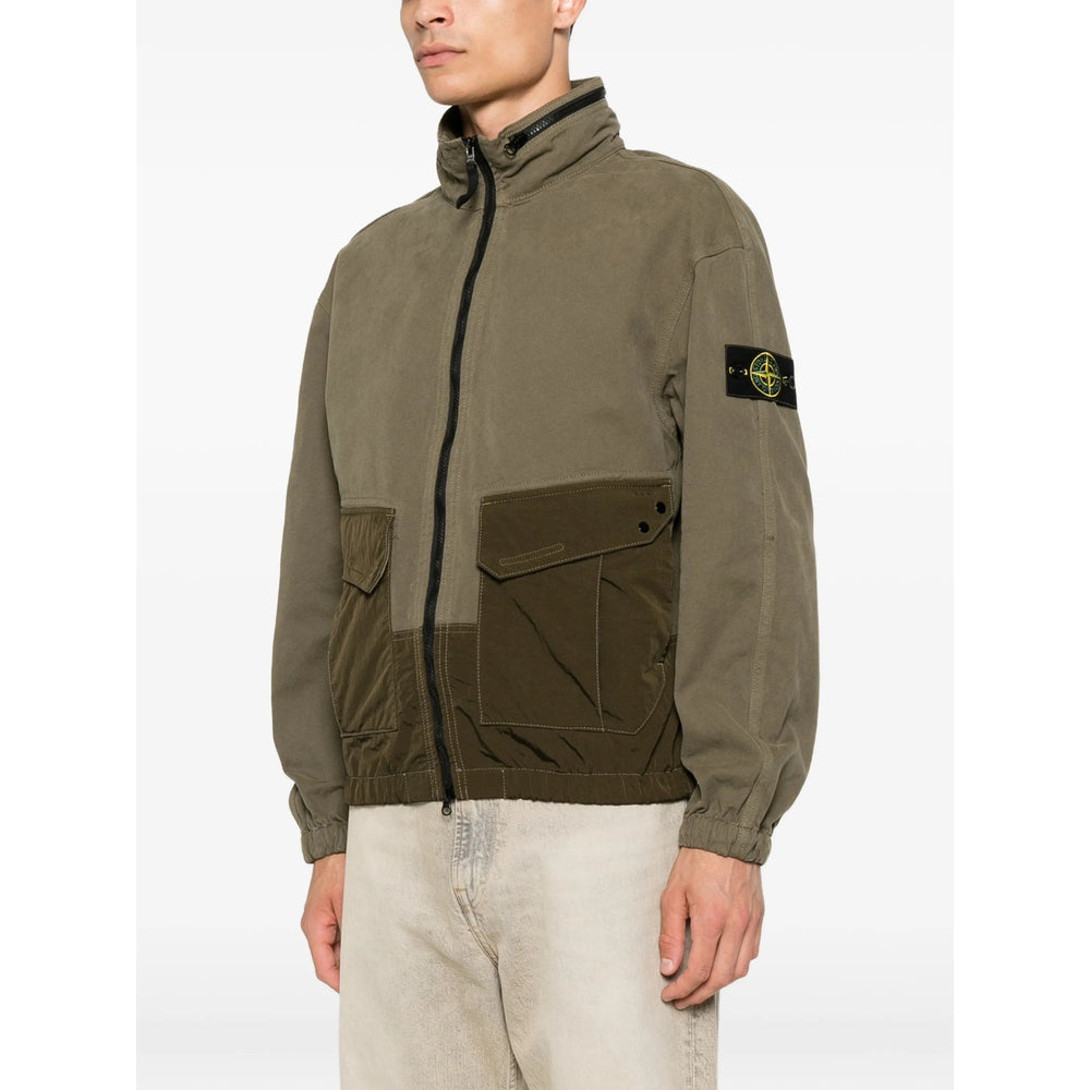 Stone Island Green Jackets - Bomber Jackets Men STONE ISLAND