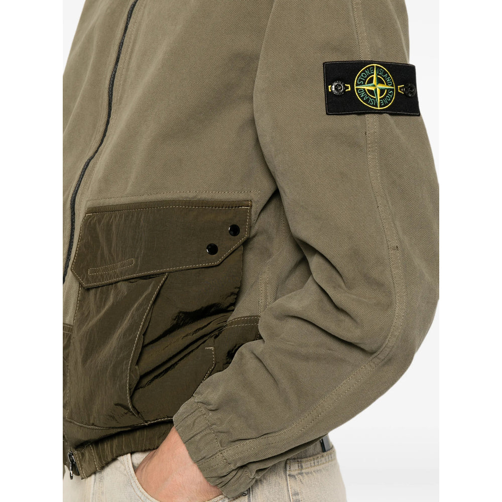Stone Island Green Jackets - Bomber Jackets Men STONE ISLAND