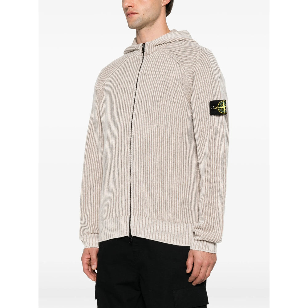 Stone Island Neutrals Sweaters & Knitwear - Cardigans Men STONE ISLAND