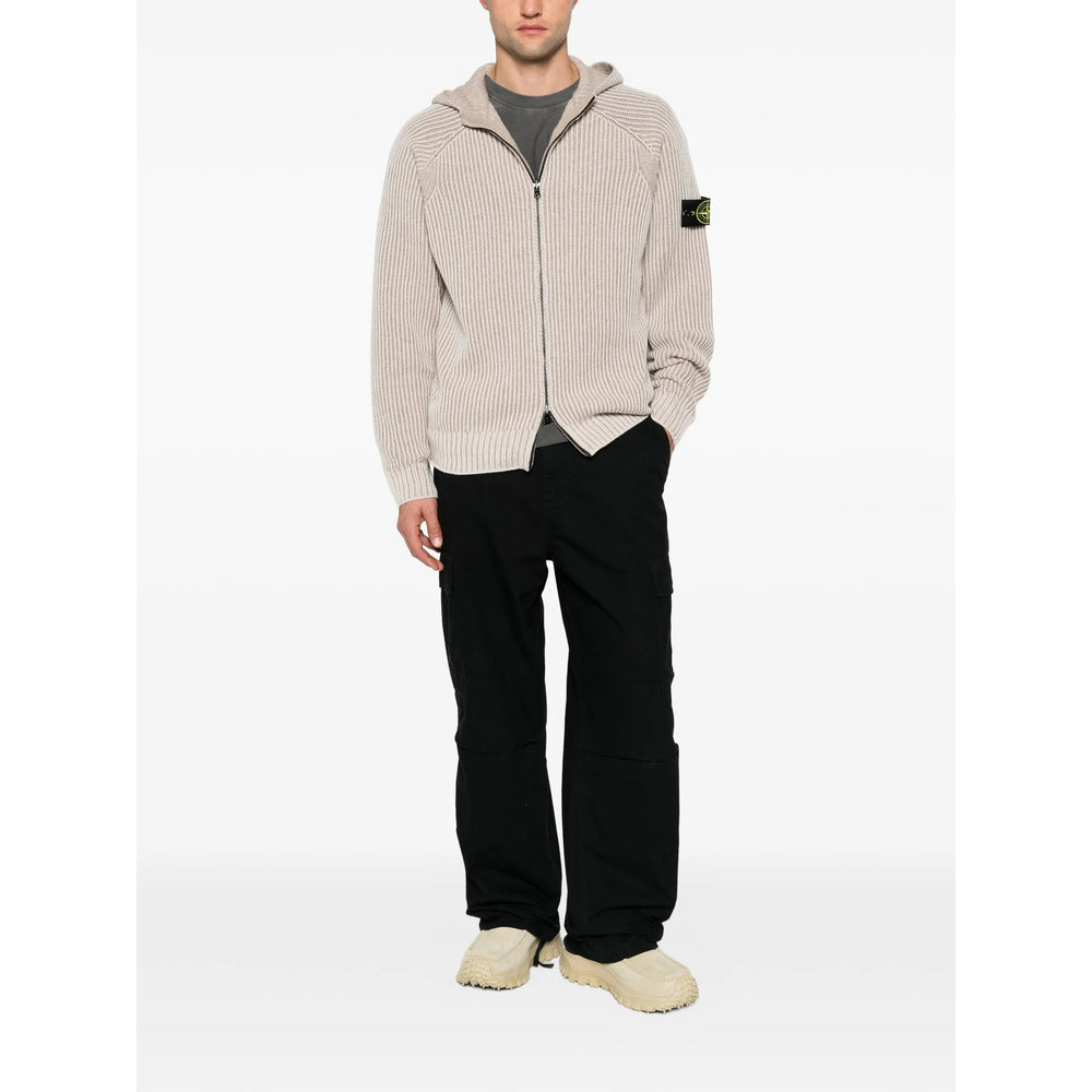 Stone Island Neutrals Sweaters & Knitwear - Cardigans Men STONE ISLAND