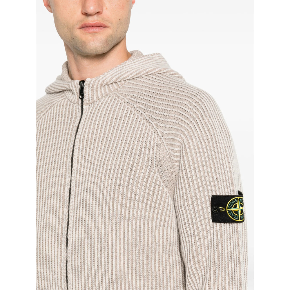 Stone Island Neutrals Sweaters & Knitwear - Cardigans Men STONE ISLAND