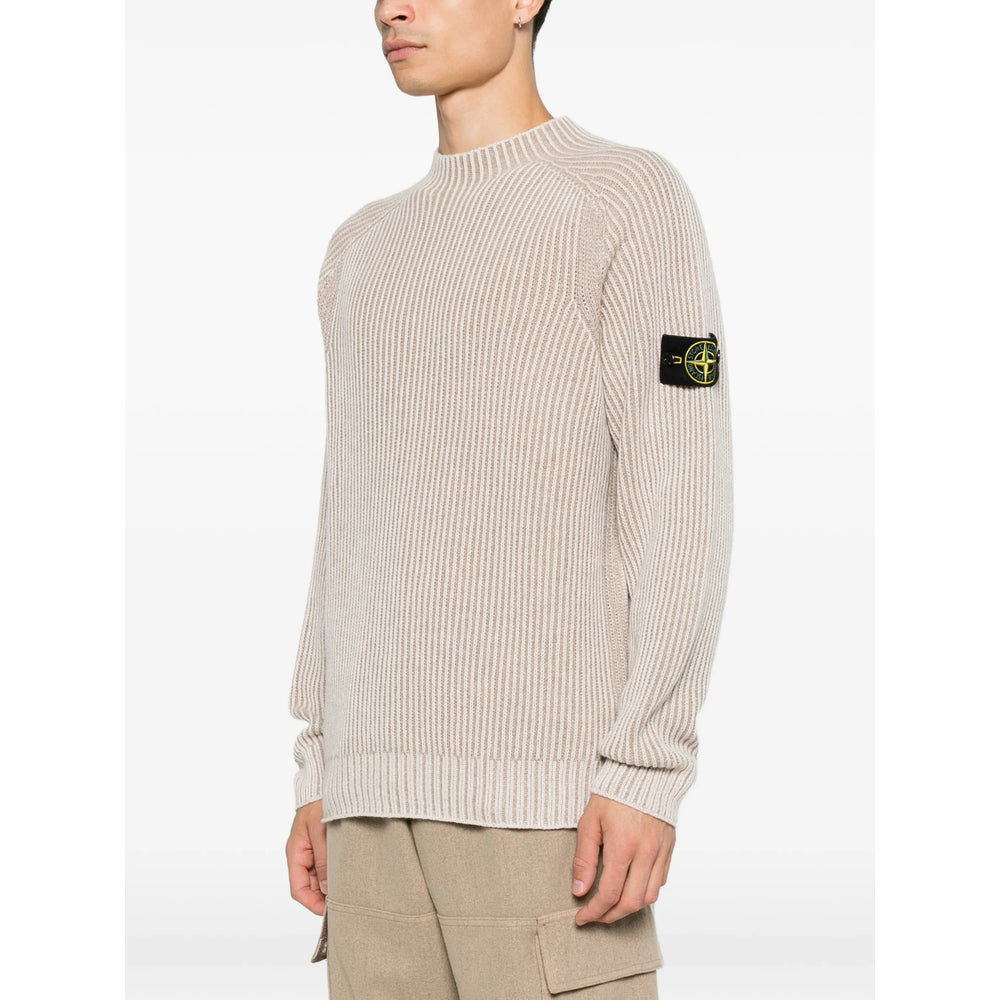 Stone Island Neutrals Sweaters & Knitwear - Jumpers Men STONE ISLAND
