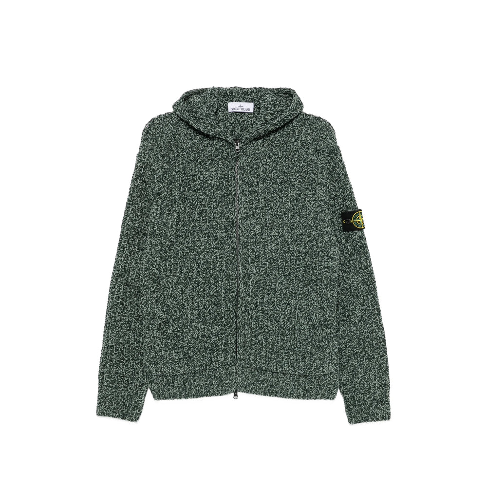 Stone Island Green Sweaters & Knitwear - Hoodies Men STONE ISLAND
