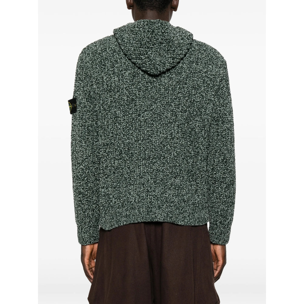 Stone Island Green Sweaters & Knitwear - Hoodies Men STONE ISLAND