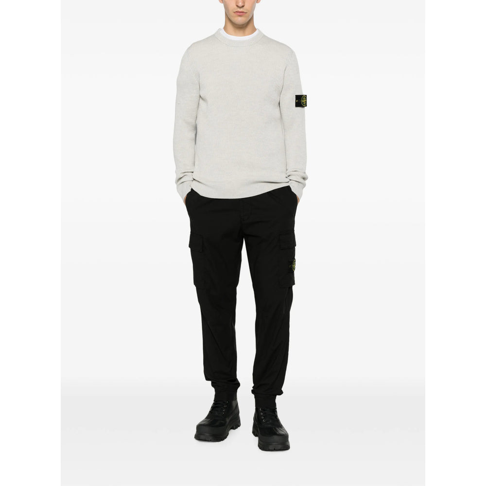 Stone Island Grey Sweaters & Knitwear - Jumpers Men STONE ISLAND
