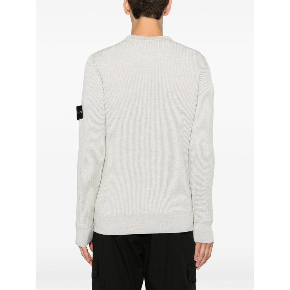 Stone Island Grey Sweaters & Knitwear - Jumpers Men STONE ISLAND