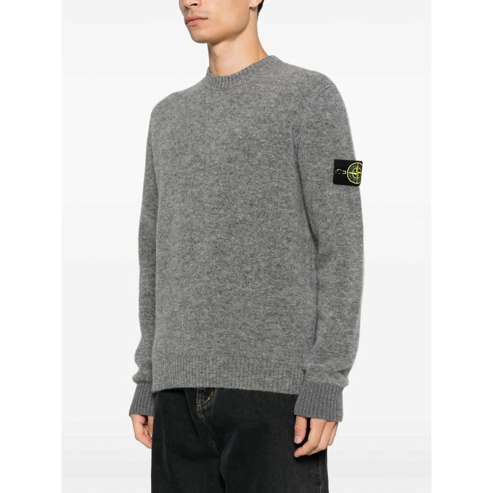 Stone Island Grey Sweaters & Knitwear - Jumpers Men STONE ISLAND