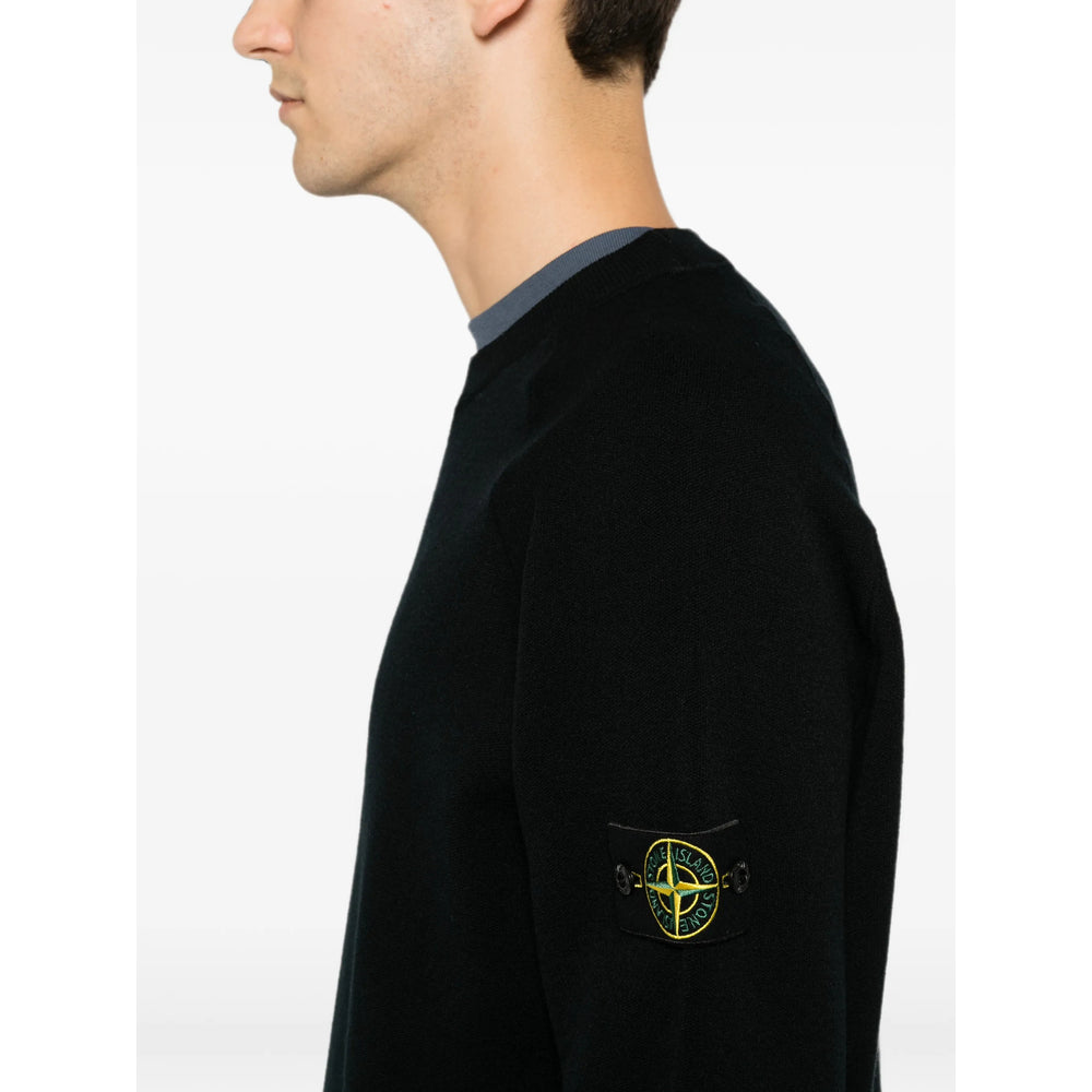 Stone Island Black Sweaters & Knitwear - Jumpers Men STONE ISLAND