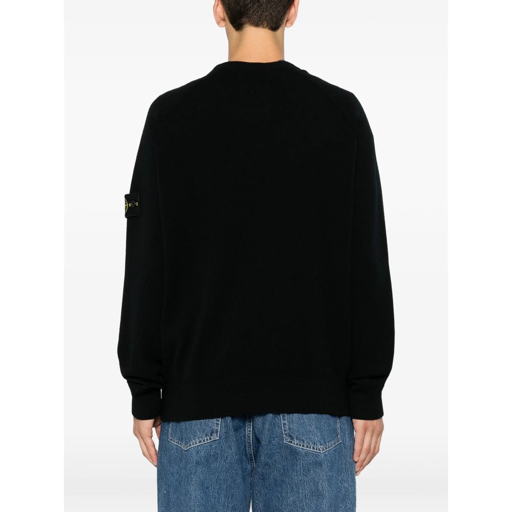 Stone Island Black Sweaters & Knitwear - Jumpers Men STONE ISLAND
