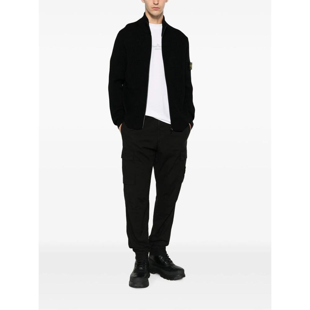 Stone Island Black Sweaters & Knitwear - Sweatshirts Men STONE ISLAND