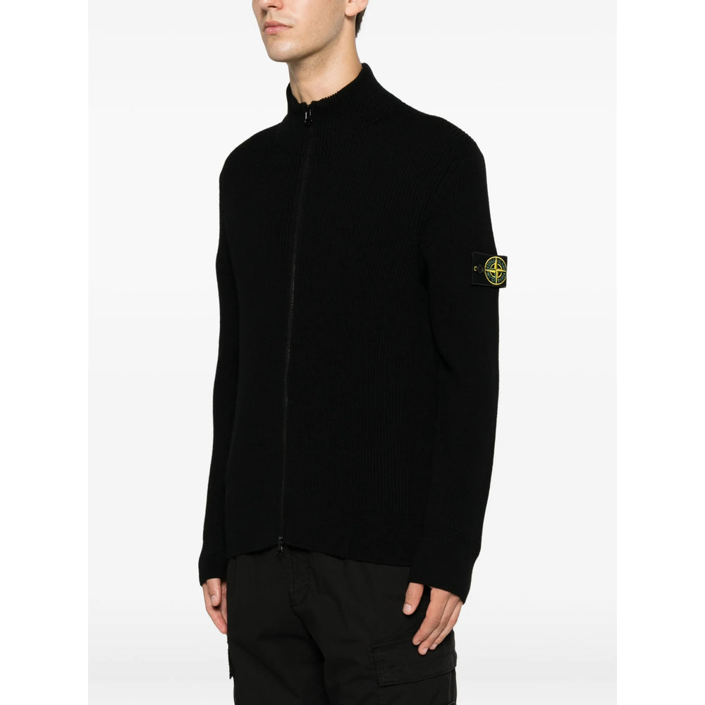 Stone Island Black Sweaters & Knitwear - Sweatshirts Men STONE ISLAND