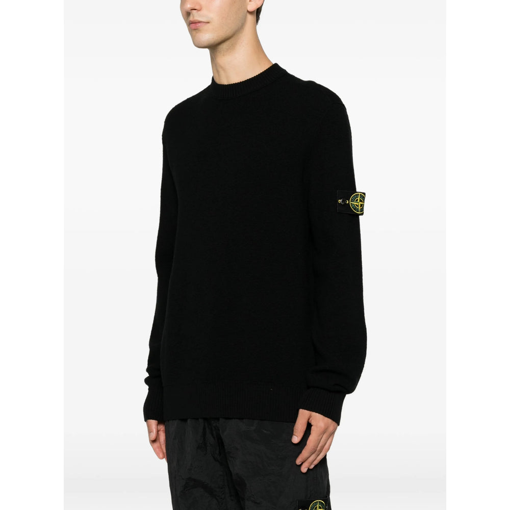 Stone Island Black Sweaters & Knitwear - Jumpers Men STONE ISLAND