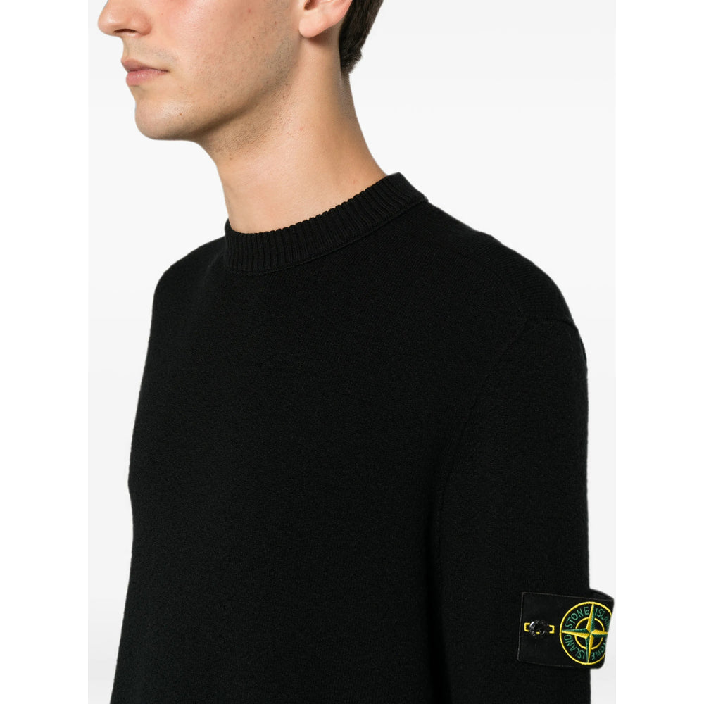 Stone Island Black Sweaters & Knitwear - Jumpers Men STONE ISLAND