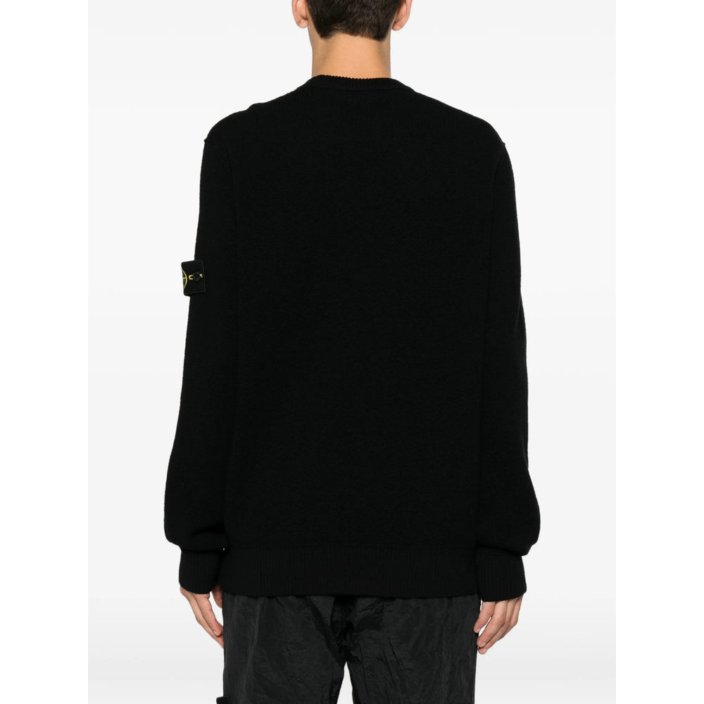 Stone Island Black Sweaters & Knitwear - Jumpers Men STONE ISLAND