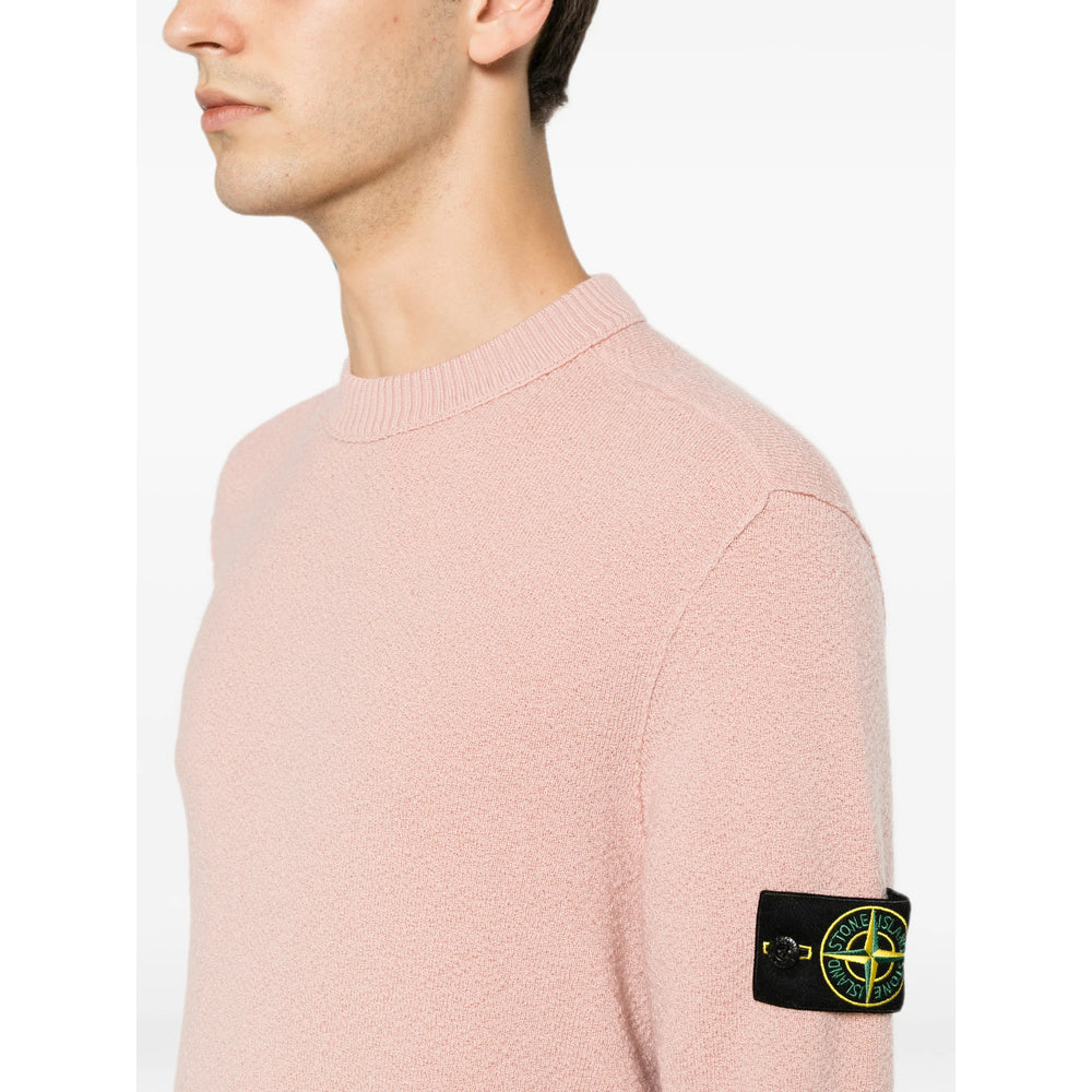 Stone Island Pink Sweaters & Knitwear - Jumpers Men STONE ISLAND