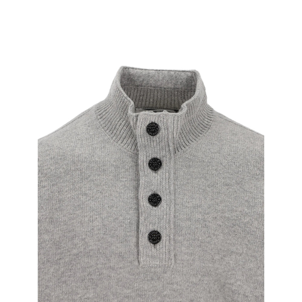Stone Island Grey Sweaters & Knitwear - Jumpers Men STONE ISLAND
