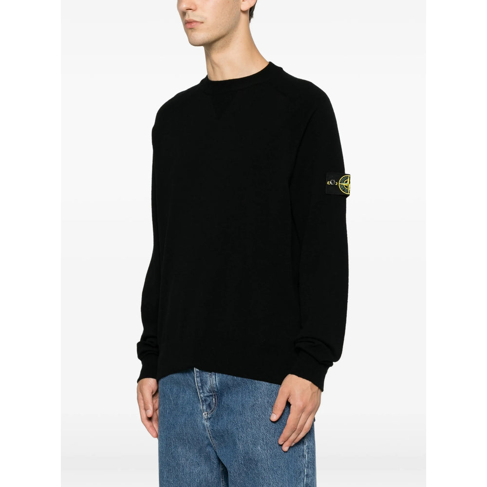 Stone Island Black Sweaters & Knitwear - Jumpers Men STONE ISLAND
