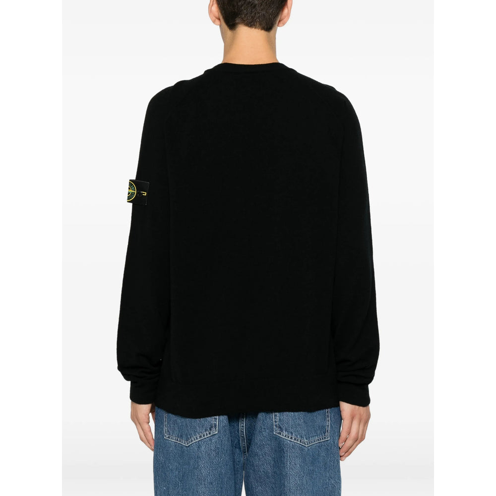 Stone Island Black Sweaters & Knitwear - Jumpers Men STONE ISLAND