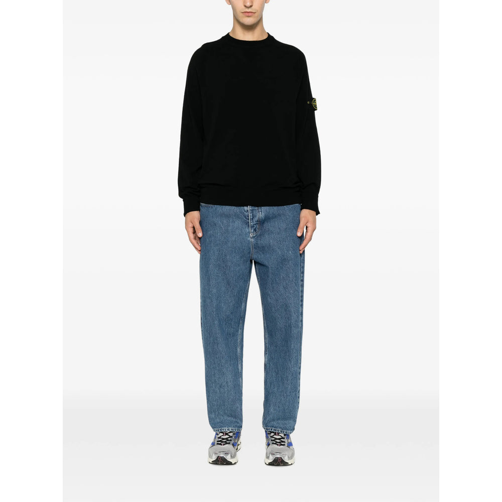 Stone Island Black Sweaters & Knitwear - Jumpers Men STONE ISLAND
