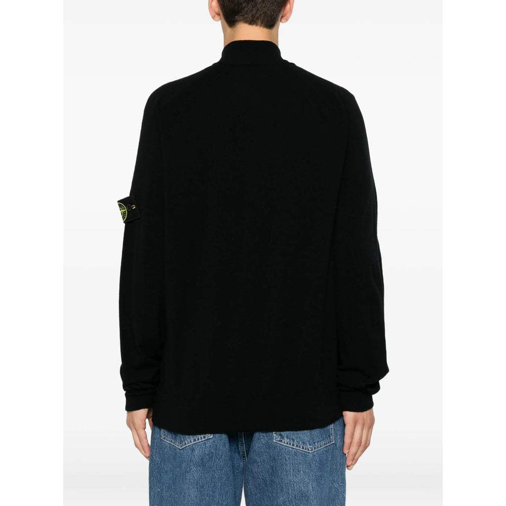 Stone Island Black Sweaters & Knitwear - Jumpers Men STONE ISLAND
