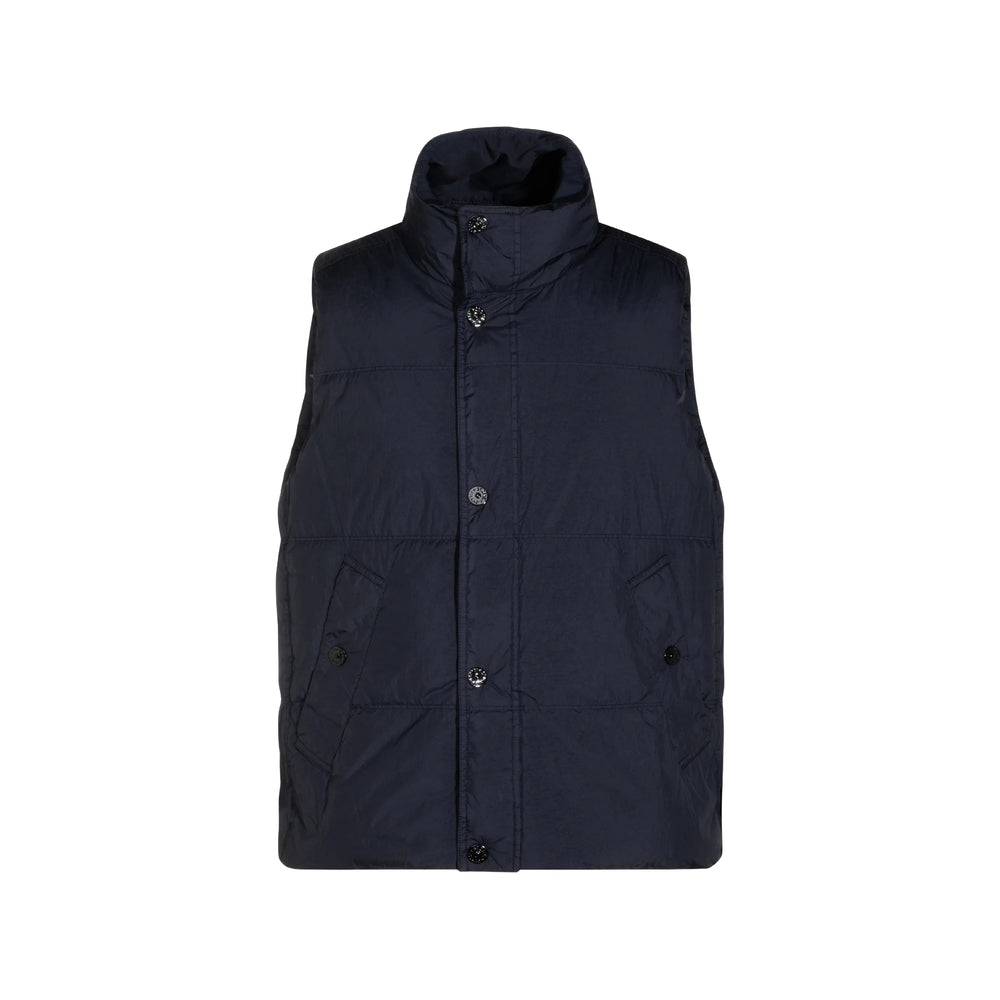 Stone Island Blue Jackets - Waistcoats & Gilets Men