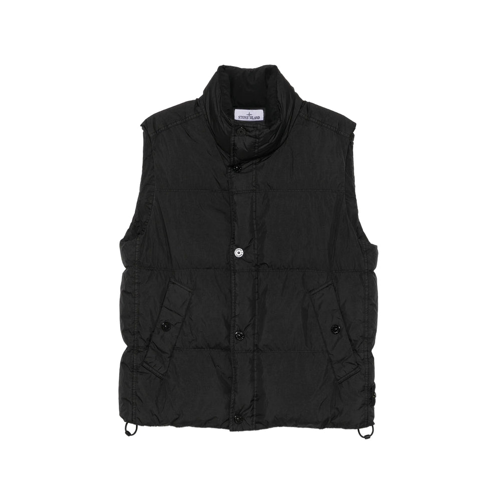 Stone Island Black Jackets - Waistcoats & Gilets Men STONE ISLAND