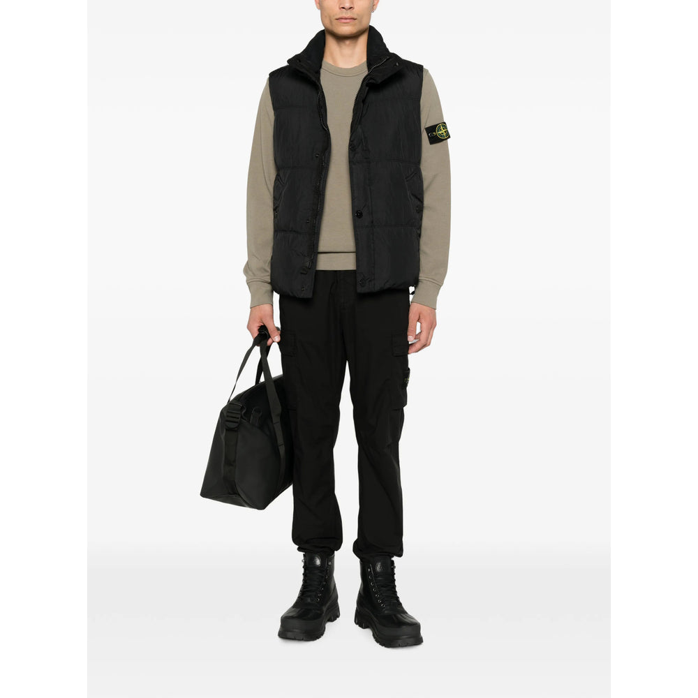 Stone Island Black Jackets - Waistcoats & Gilets Men STONE ISLAND