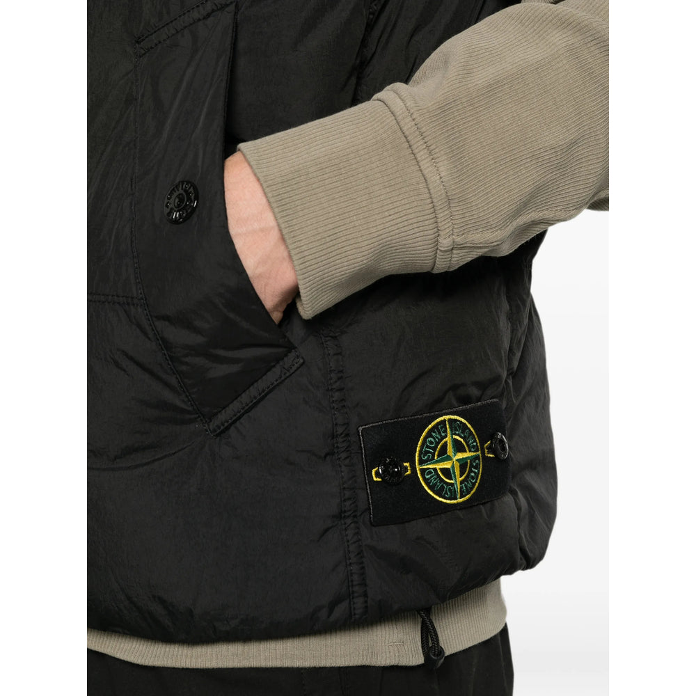 Stone Island Black Jackets - Waistcoats & Gilets Men STONE ISLAND