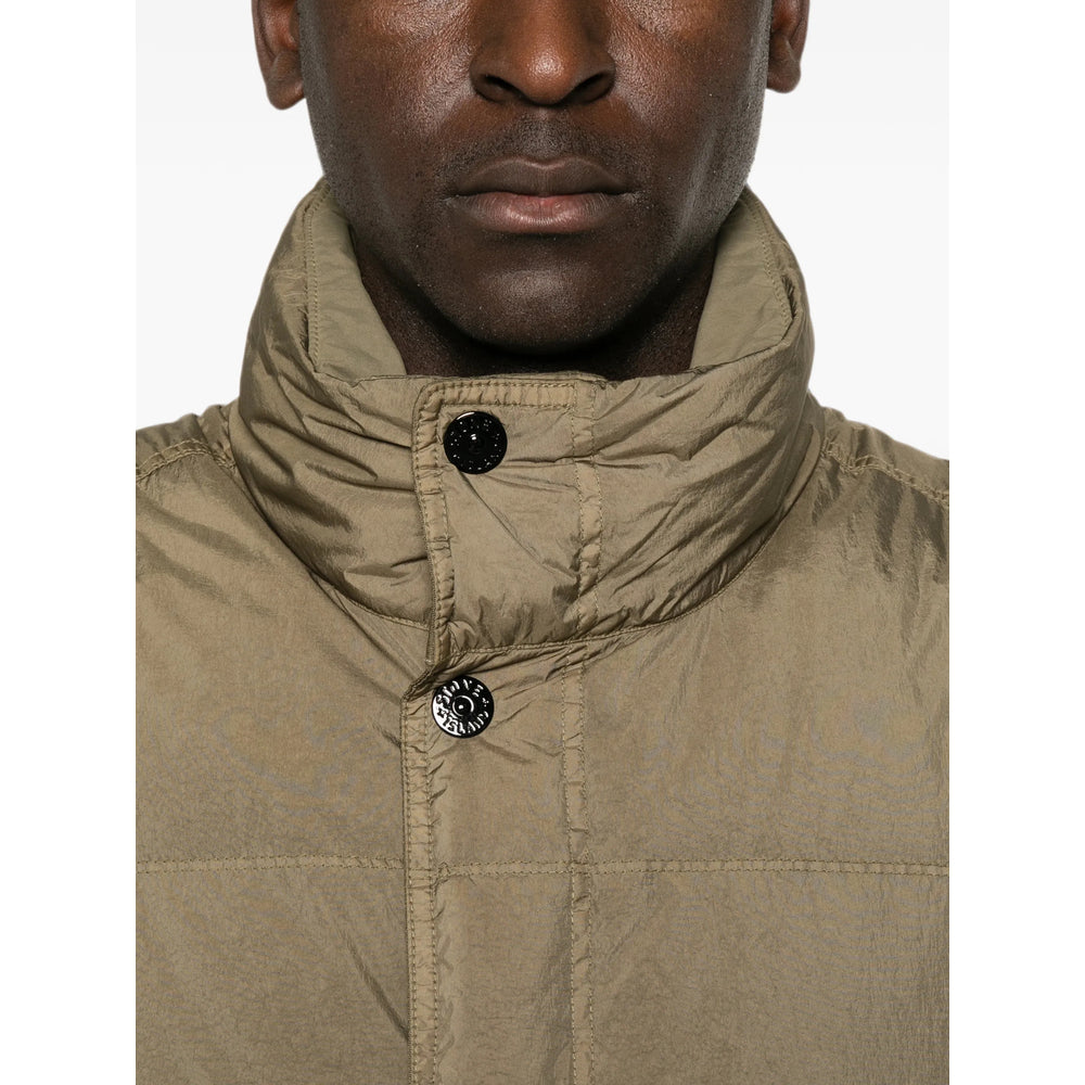 Stone Island Brown Jackets - Waistcoats & Gilets Men STONE ISLAND