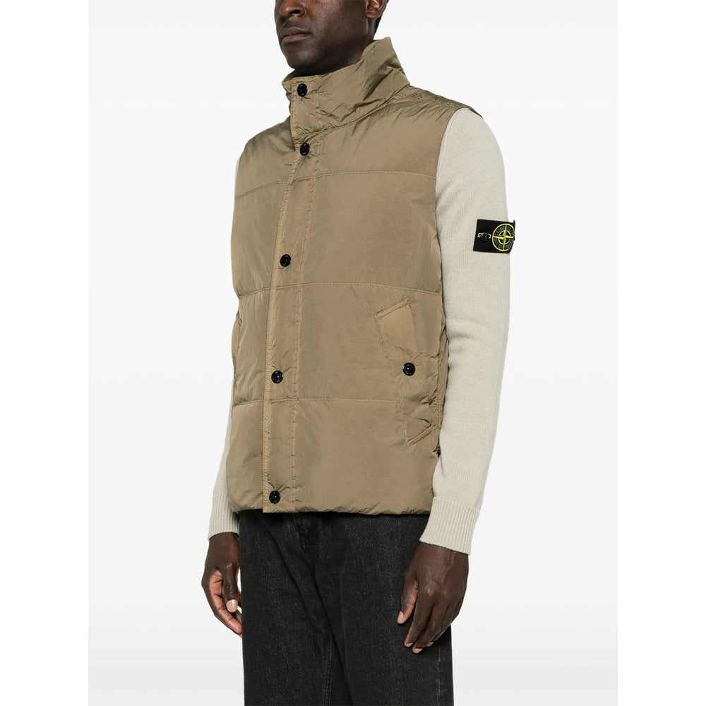Stone Island Brown Jackets - Waistcoats & Gilets Men STONE ISLAND