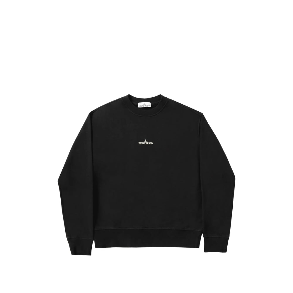 Stone Island Black Sweaters & Knitwear - Sweatshirts Men STONE ISLAND