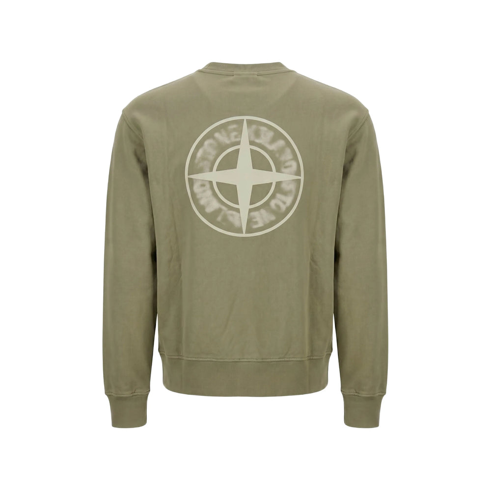 Stone Island Green Sweaters & Knitwear - Sweatshirts Men STONE ISLAND