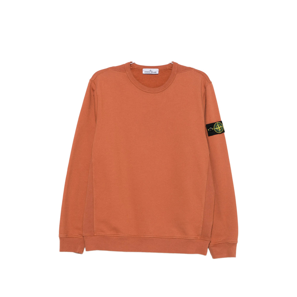 Stone Island Orange Sweaters & Knitwear - Sweatshirts Men STONE ISLAND