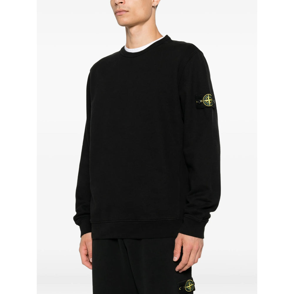 Stone Island Black Sweaters & Knitwear - Sweatshirts Men STONE ISLAND