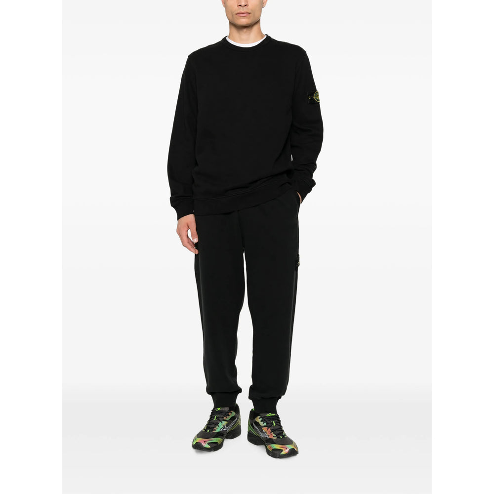 Stone Island Black Sweaters & Knitwear - Sweatshirts Men STONE ISLAND