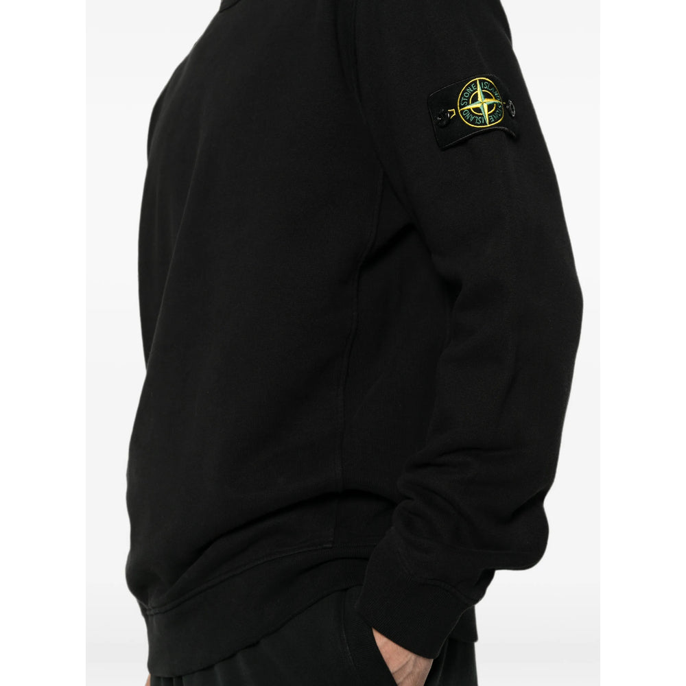 Stone Island Black Sweaters & Knitwear - Sweatshirts Men STONE ISLAND