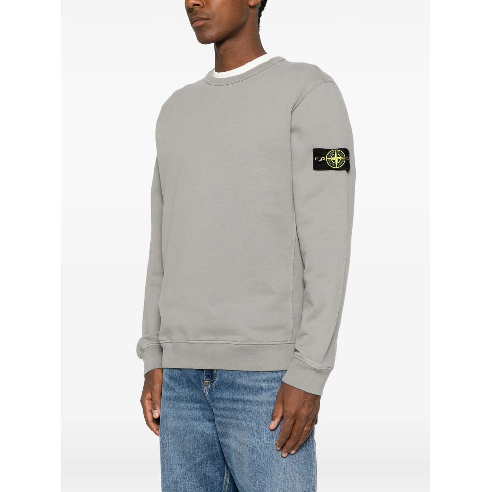 Stone Island Grey Sweaters & Knitwear - Sweatshirts Men STONE ISLAND