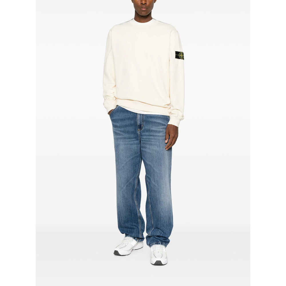 Stone Island Neutrals Sweaters & Knitwear - Sweatshirts Men STONE ISLAND
