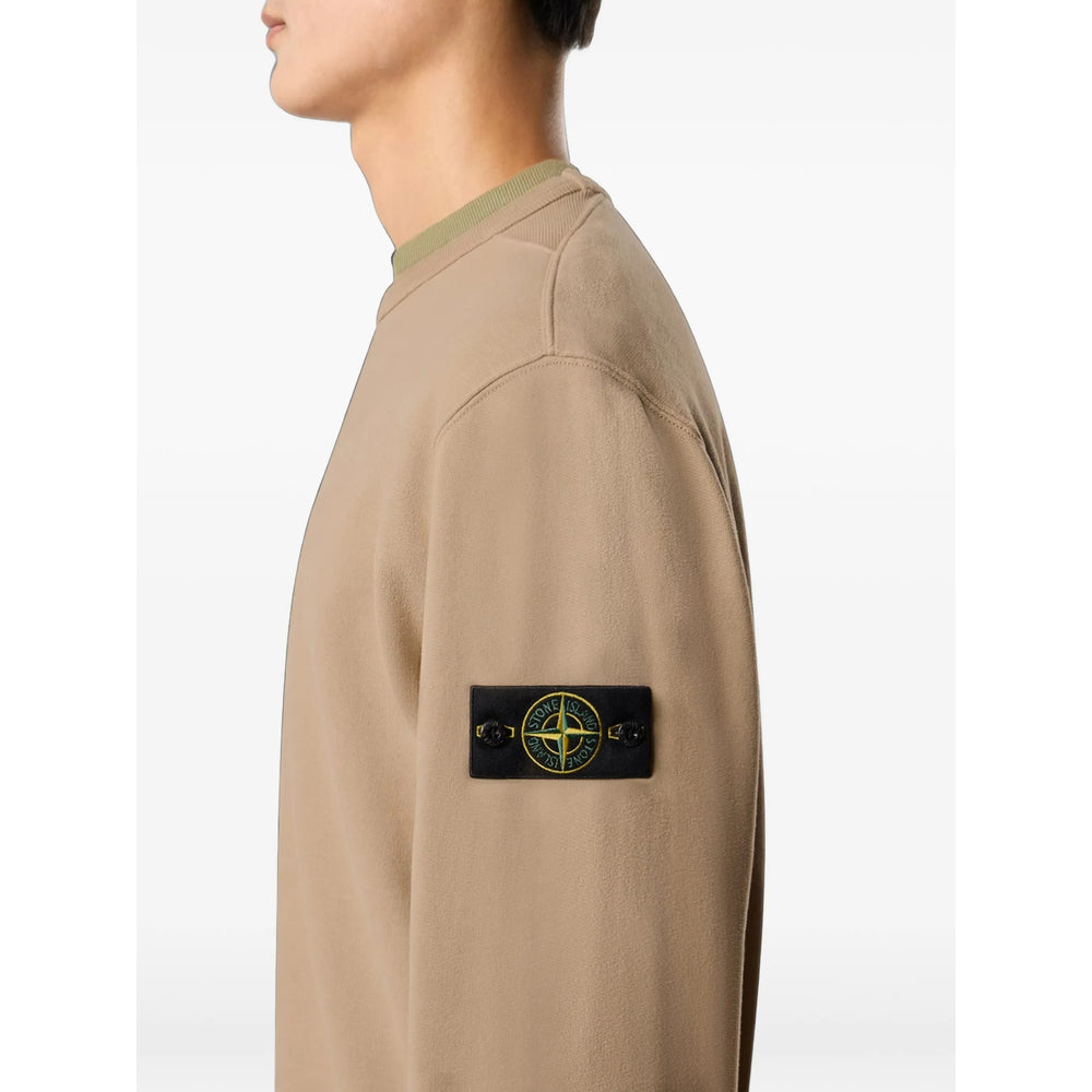 Stone Island Neutrals Sweaters & Knitwear - Sweatshirts Men STONE ISLAND
