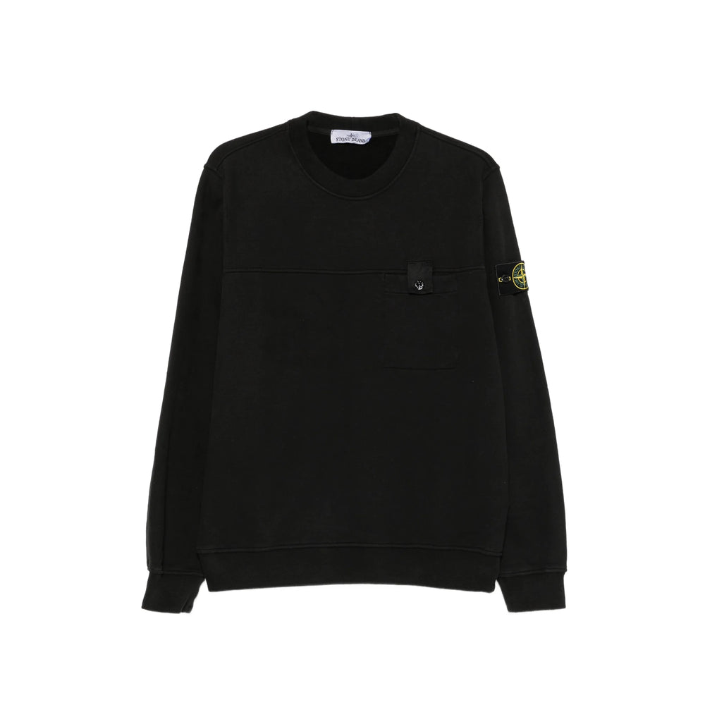 Stone Island Black Sweaters & Knitwear - Sweatshirts Men STONE ISLAND