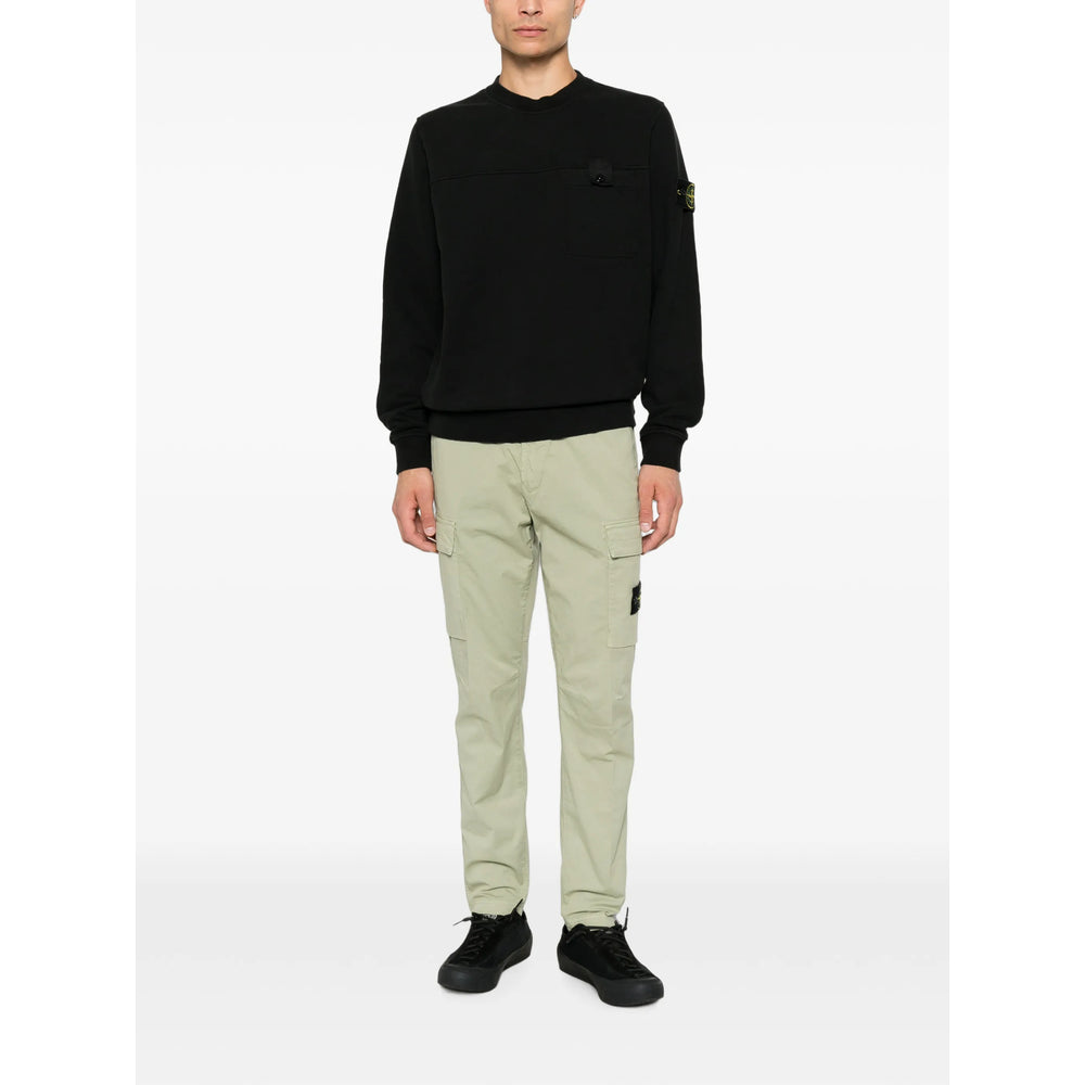 Stone Island Black Sweaters & Knitwear - Sweatshirts Men STONE ISLAND